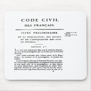 Mousepad O código civil página de France da ?a imprimiu n