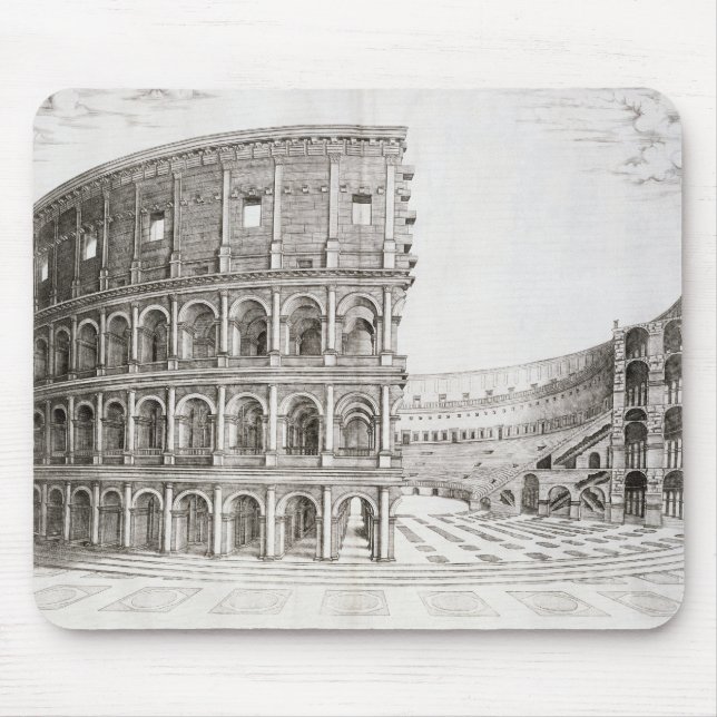 Mousepad O Colosseum, construído no ANÚNCIO 80 (gravura) (Frente)