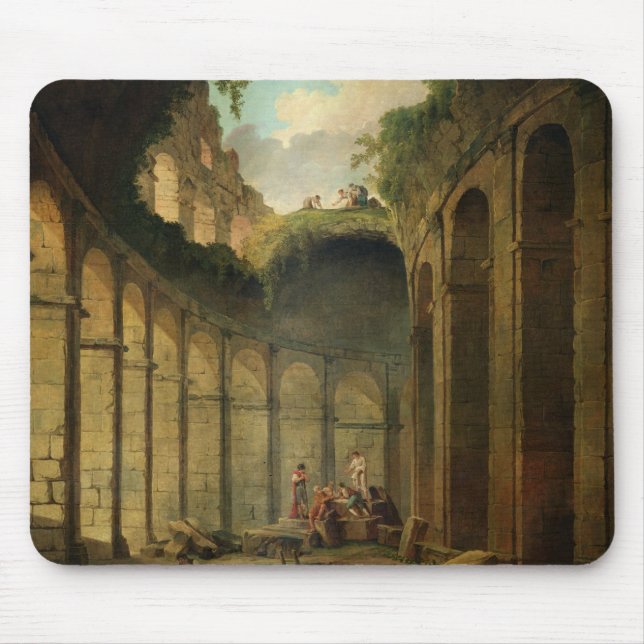 Mousepad O Colosseum, Roma (óleo em canvas) (Frente)