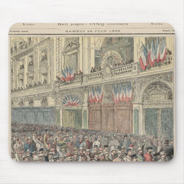 Mousepad O começo da competição automóvel (Frente)