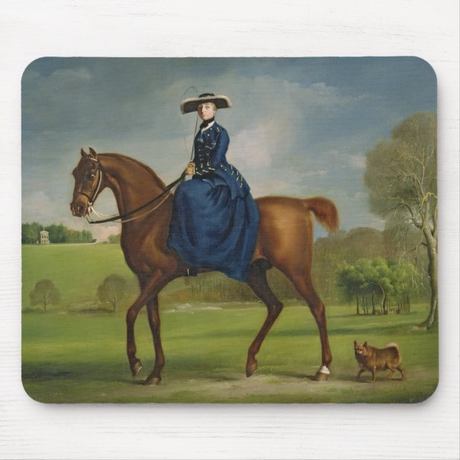 Mousepad O condessa de Coningsby no traje do Ch (Frente)