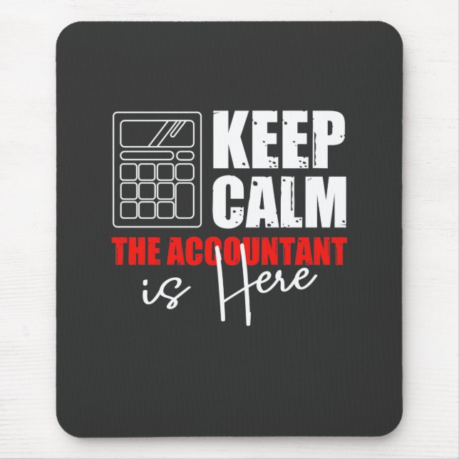 Mousepad O Contador Está Aqui (Frente)