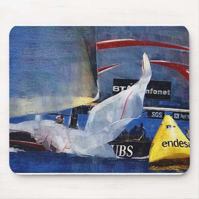 Mousepad O copo de América, espanha 2007 de Valência (Frente)