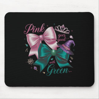Mousepad O Cor-De-Rosa Da Bruxa Dia de as Bruxas engraçado