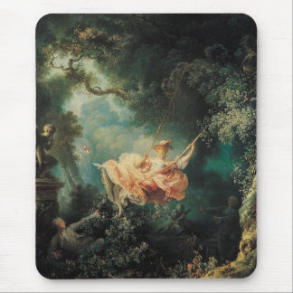 Mousepad O cor-de-rosa verde SWING