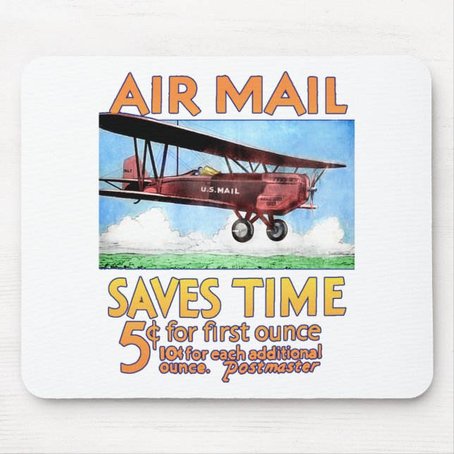 Mousepad O correio aéreo ganha o tempo (Frente)