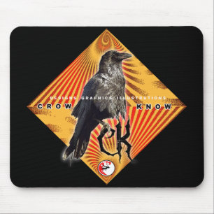 MOUSEPAD O CORVO SABE A PIRÂMIDE