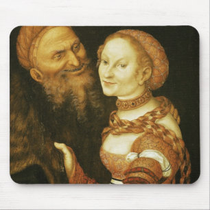 Mousepad O Courtesan e o ancião, c.1530