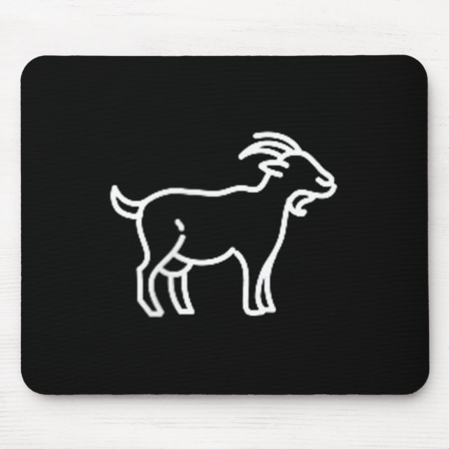 Mousepad O Crachá Roupa De Caprino Do Pocket Patch É Mau (Frente)