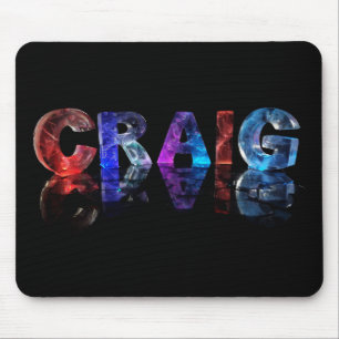 Mousepad O Craig conhecido nas luzes 3D