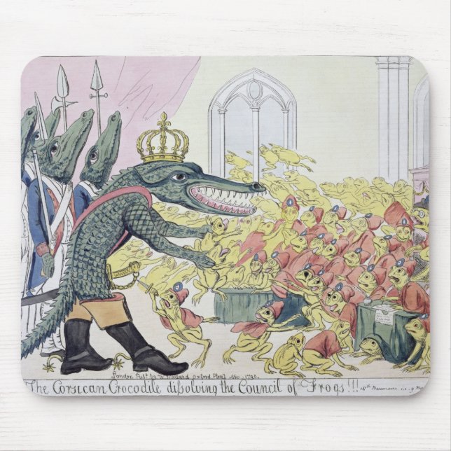 Mousepad O crocodilo corso (Frente)