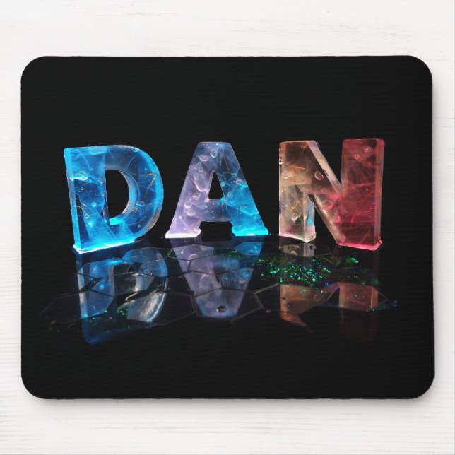 Mousepad O Dan conhecido em 3D ilumina-se (a fotografia) (Frente)