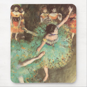 Mousepad O Dançarino Verde de Edgar Degas, Balé Antigo