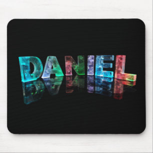 Mousepad O Daniel conhecido em 3D ilumina-se (a fotografia)