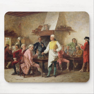 Mousepad O debate de um cavalheiro, 1881 (óleo no painel)