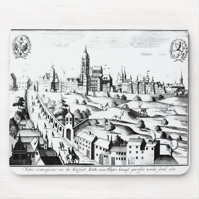 Mousepad O Defenestration de Praga, o 3 de agosto de 1618 (Frente)