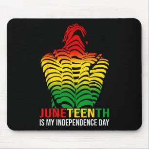 Mousepad O Dia da Independência é afro-americano 1865