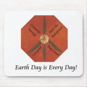 Mousepad O Dia da Terra é cada dia