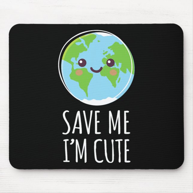 Mousepad O Dia da Terra Salva Nosso Ambiente Planeta De Mud (Frente)