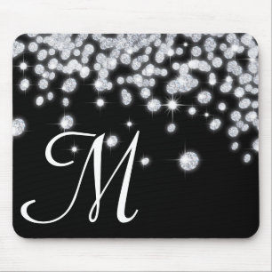 Mousepad O diamante Jewels o tapete do rato da inicial do
