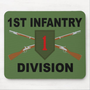 Mousepad ø Divisão de infantaria - rifles cruzados - com