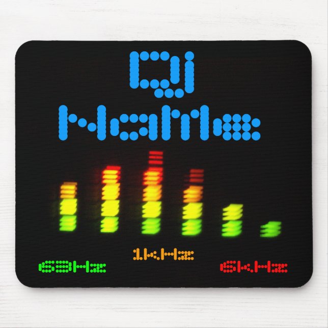 Mousepad O DJ adiciona seu bar feito sob encomenda (Frente)
