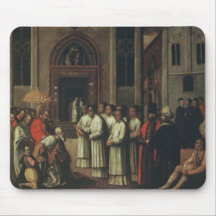 Mousepad O Doge Ziani encontra o papa Alexander III