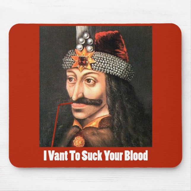 Mousepad O Dracula original, o Dia das Bruxas!!! (Frente)