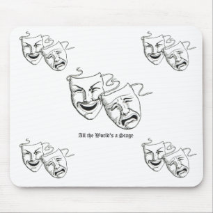 Mousepad o drama mascara o rato