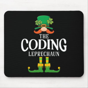 Mousepad O Duende da Codificação Dia de São Patrício Corres