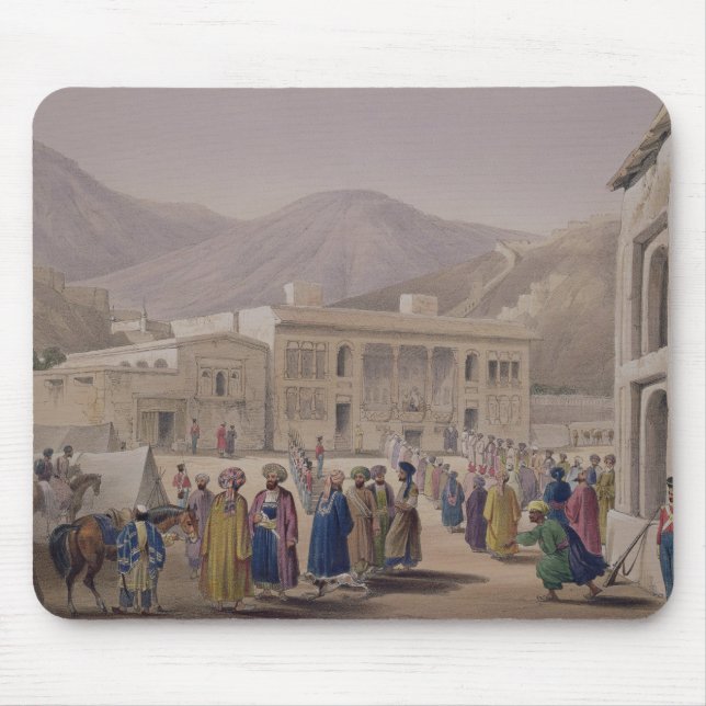 Mousepad O Durbar-Khaneh de Shah Shoojah-Ool-Moolk, no Ca (Frente)