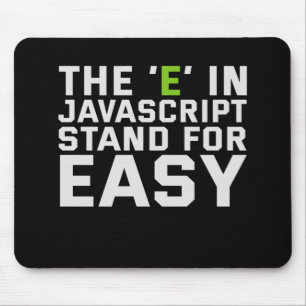 Mousepad O E em Javascript Stand para Codificação Fácil