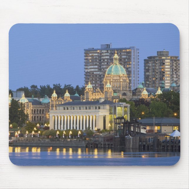 Mousepad O edifício do Parlamento iluminado por dentro (Frente)