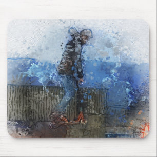 Mousepad O elevador - Patinete