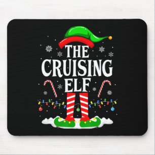 Mousepad O Elfo Cruzeiros de Natal Roupas de Família Engraç