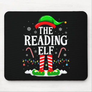 Mousepad O Elfo da Leitura Natal Presente Divertido Amante