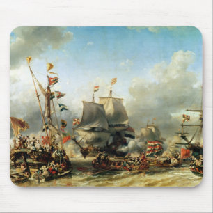 Mousepad O embarque de Ruyter e de William de Witt