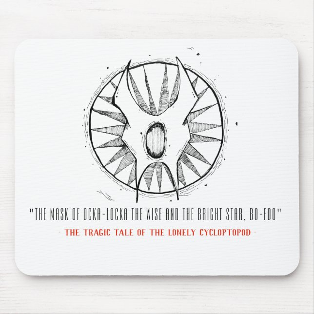 Mousepad O emblema de Cyclotopia (Frente)