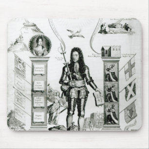 Mousepad O emblema de Inglaterra, em outubro de 1690
