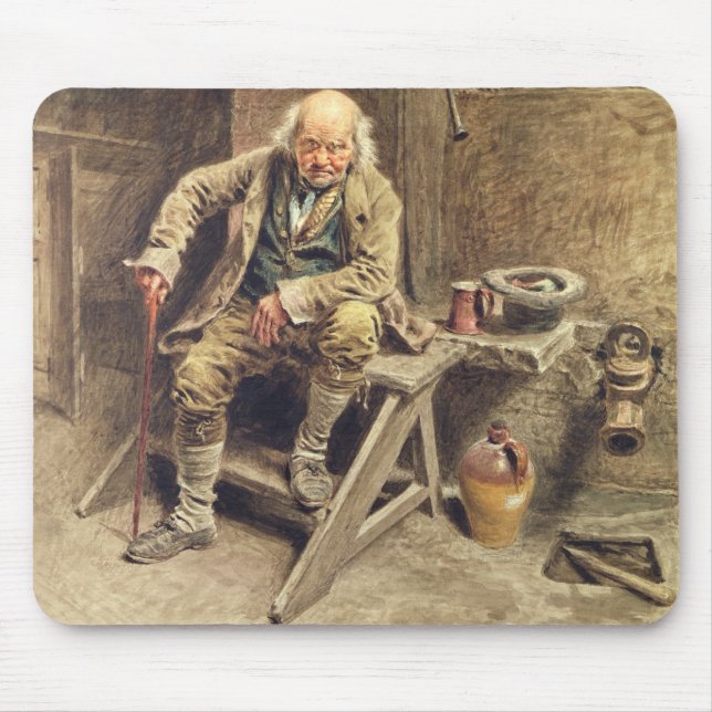 Mousepad O empregado idoso fiel (Frente)