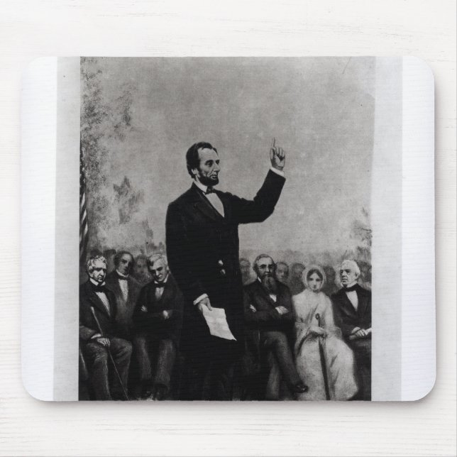 Mousepad O endereço de Lincoln em Gettysburg, 1895 (Frente)
