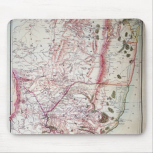 Mousepad O esboço militar de Wyld de Zululand, 1879