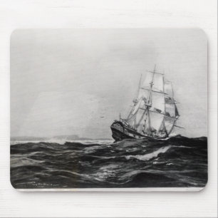Mousepad O esforço em Mar, 1900, gravado por Lowy