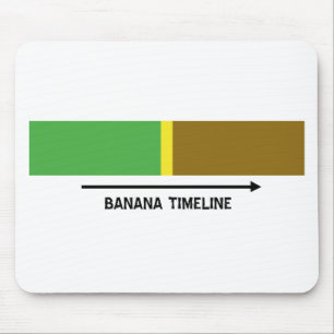 Mousepad O espaço temporal da banana