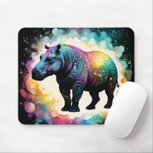 Mousepad O Espectral Hippo: Uma Viagem Holográfica