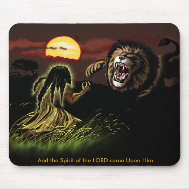 Mousepad O espírito do SENHOR em cima dele (Frente)