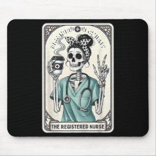 Mousepad O Esqueleto Da Placa De Enfermeiro Registrado Rn N