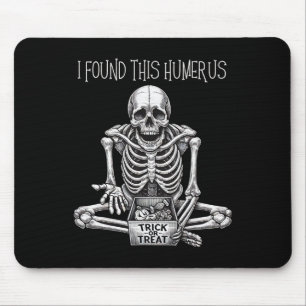 Mousepad O Esqueleto De Presentes De Dia de as Bruxas engra