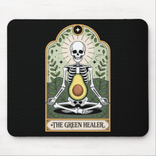 Mousepad O Esqueleto do Abacate Místico do Ioga do Curandei