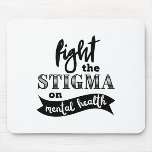 Mousepad O Estigma Saúde Mental Consciencializar Problemas 